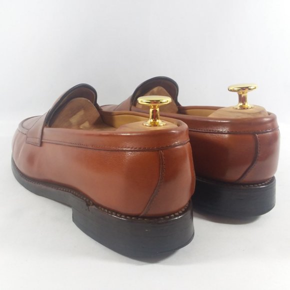 Allen Edmonds \'Cole\' Cognac Leather Penny Loafers main image 9